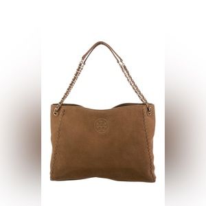 Tory Burch Suede brown tote
